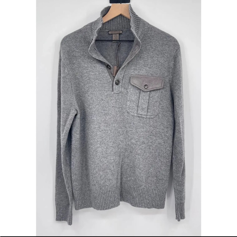 Amicale men’s medium wool/cashmere sweater